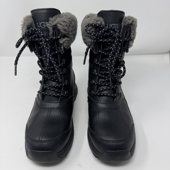 UGG Adirondack III Women's Black Waterproof Winter Snow Boots Size 7.5 Shearling - Picture 12 of 12